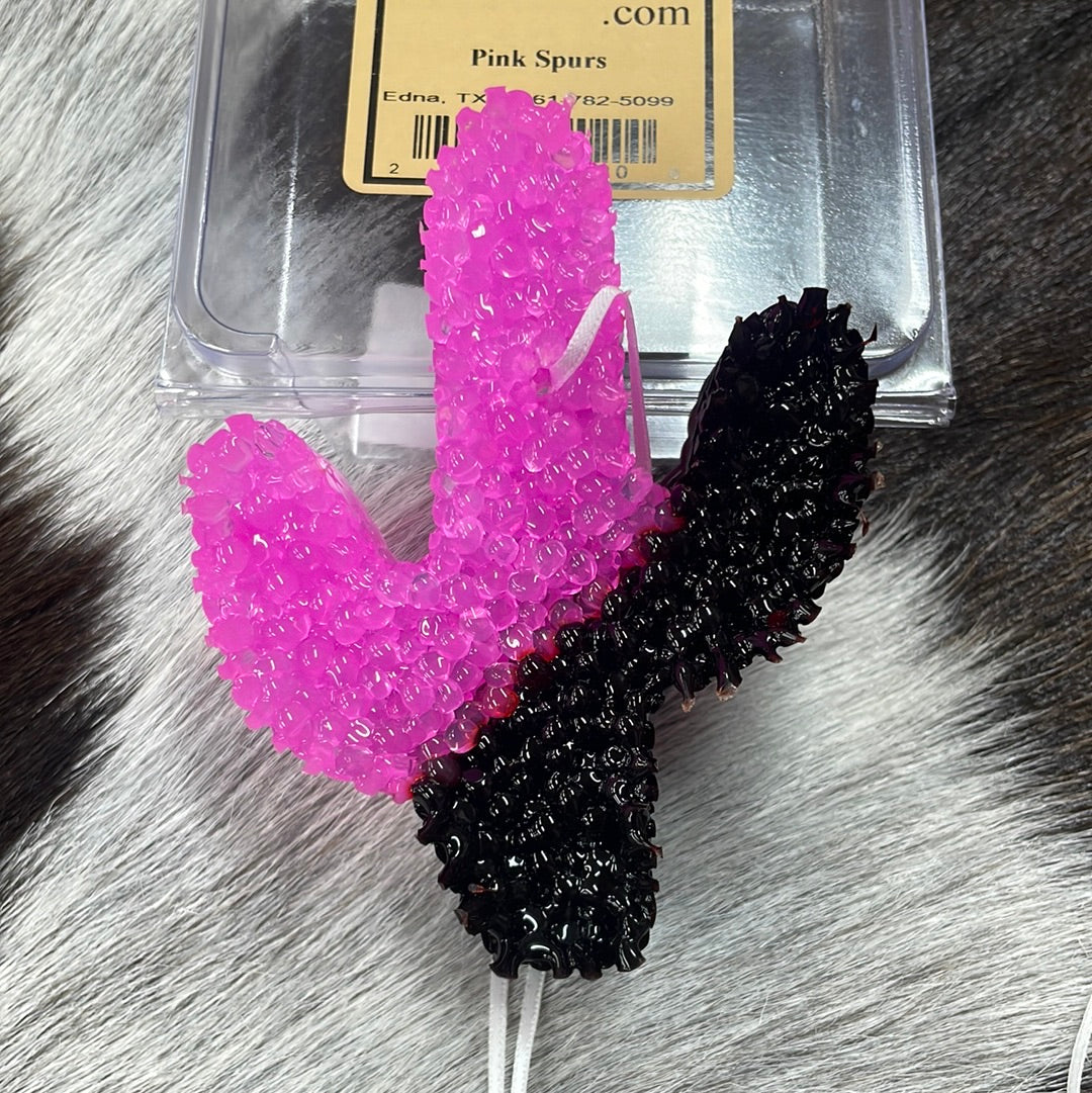 The Pink Spurs Car Freshie