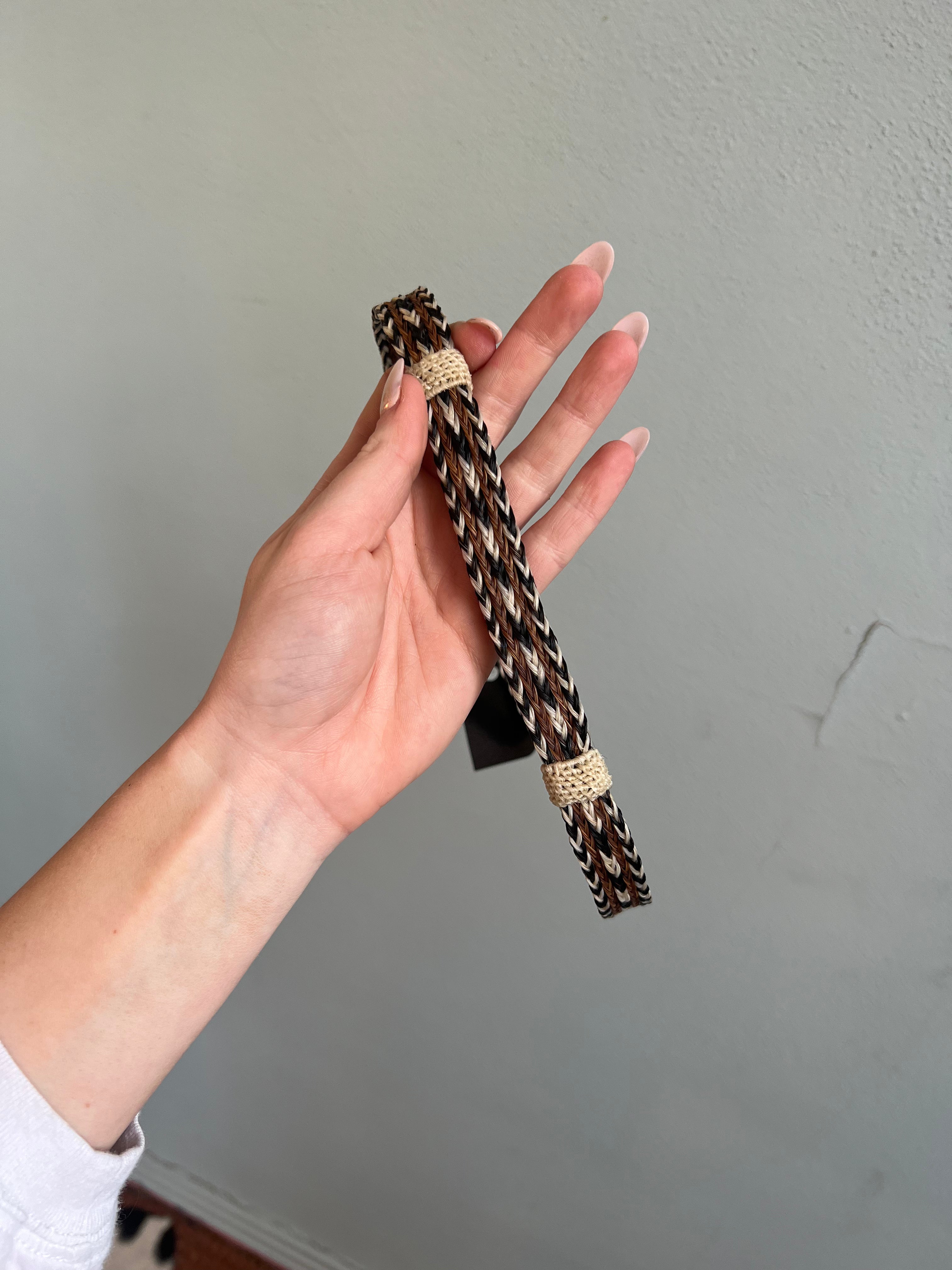 The Double Knot Hat Bands - Brown and Black