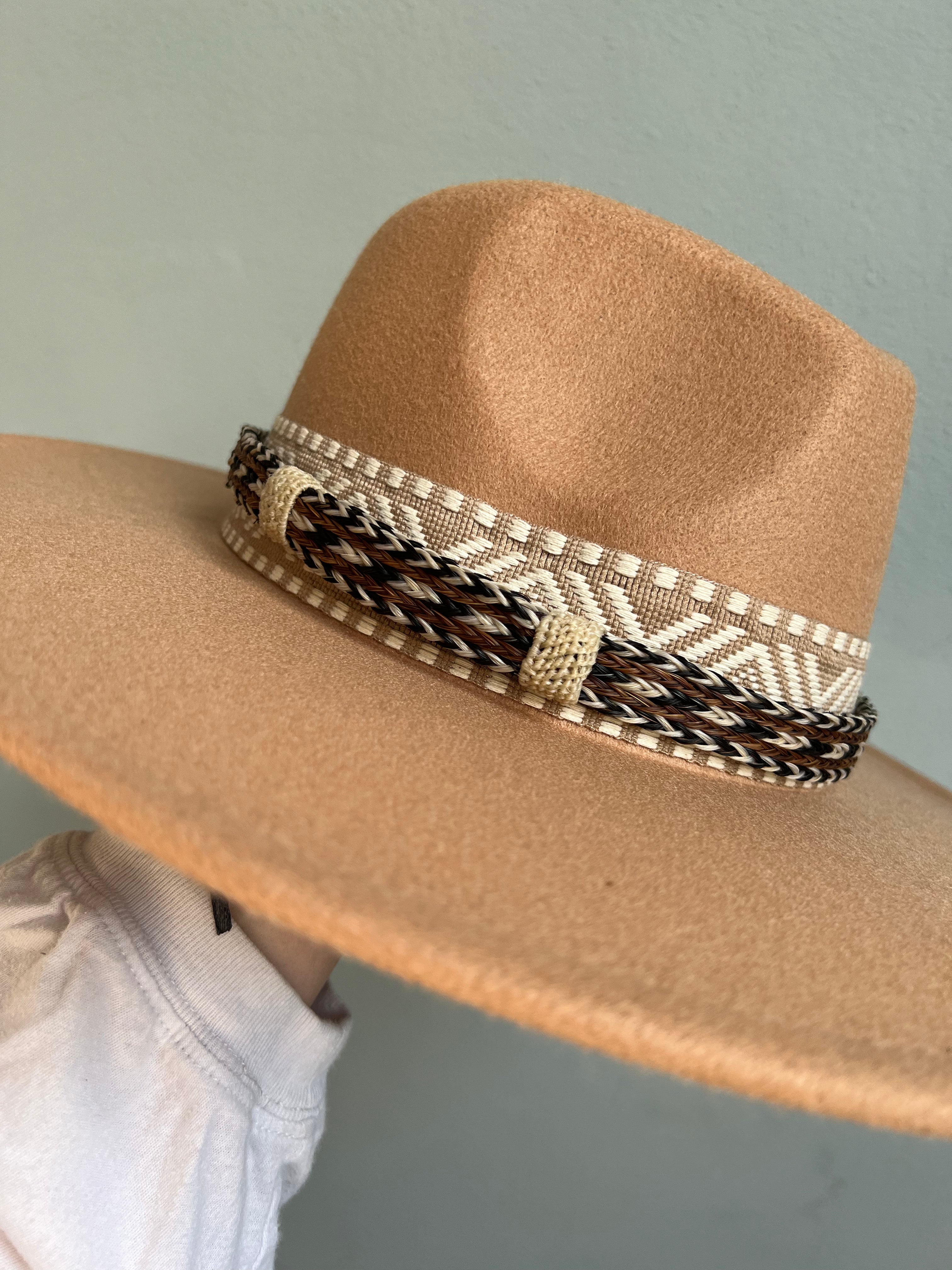 The Double Knot Hat Bands - Brown and Black