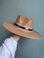 The Leather and Turquoise Hat Band - Brown