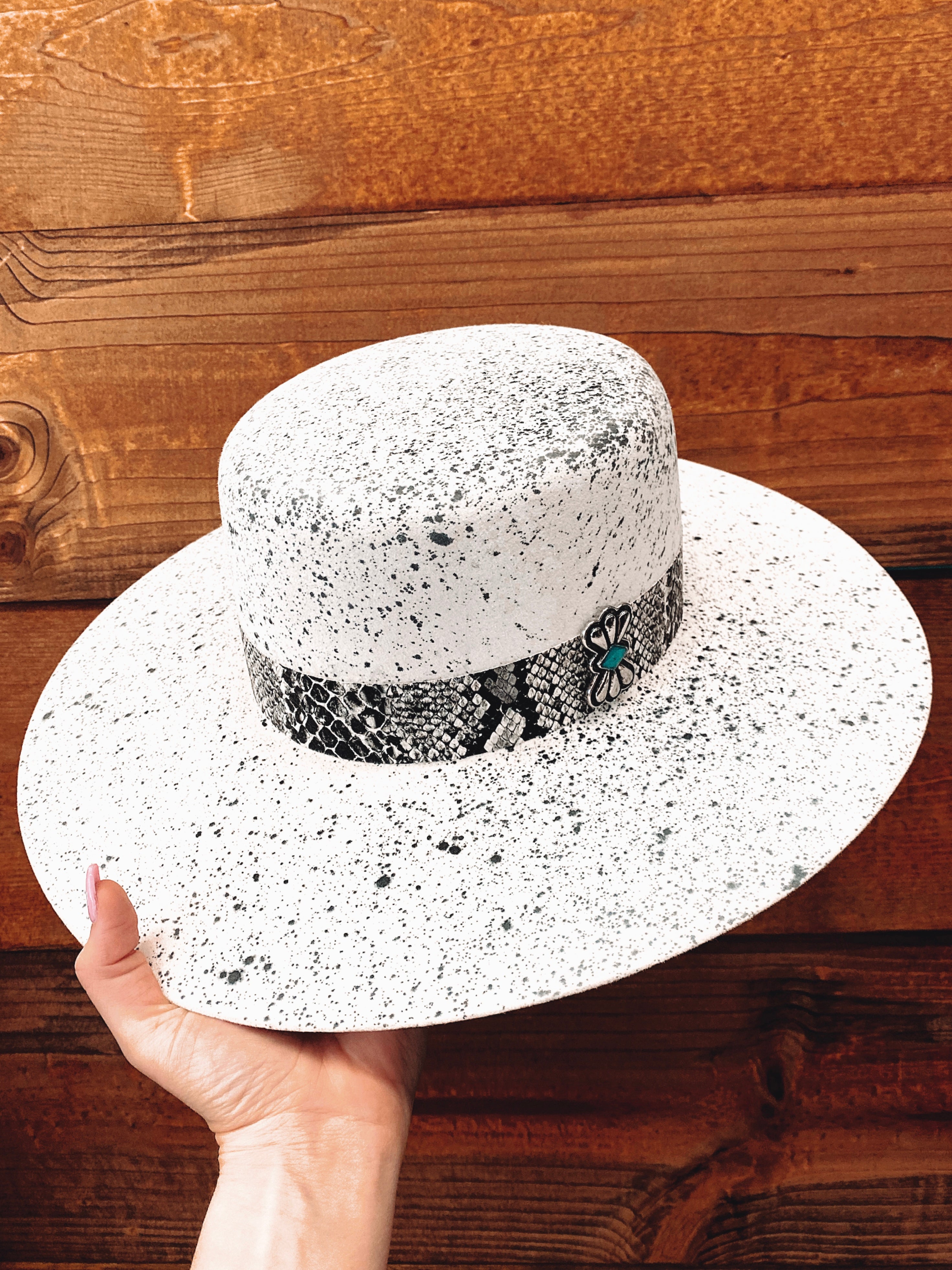 The Atwood Wild Rose Chaparrel Speckled Hat