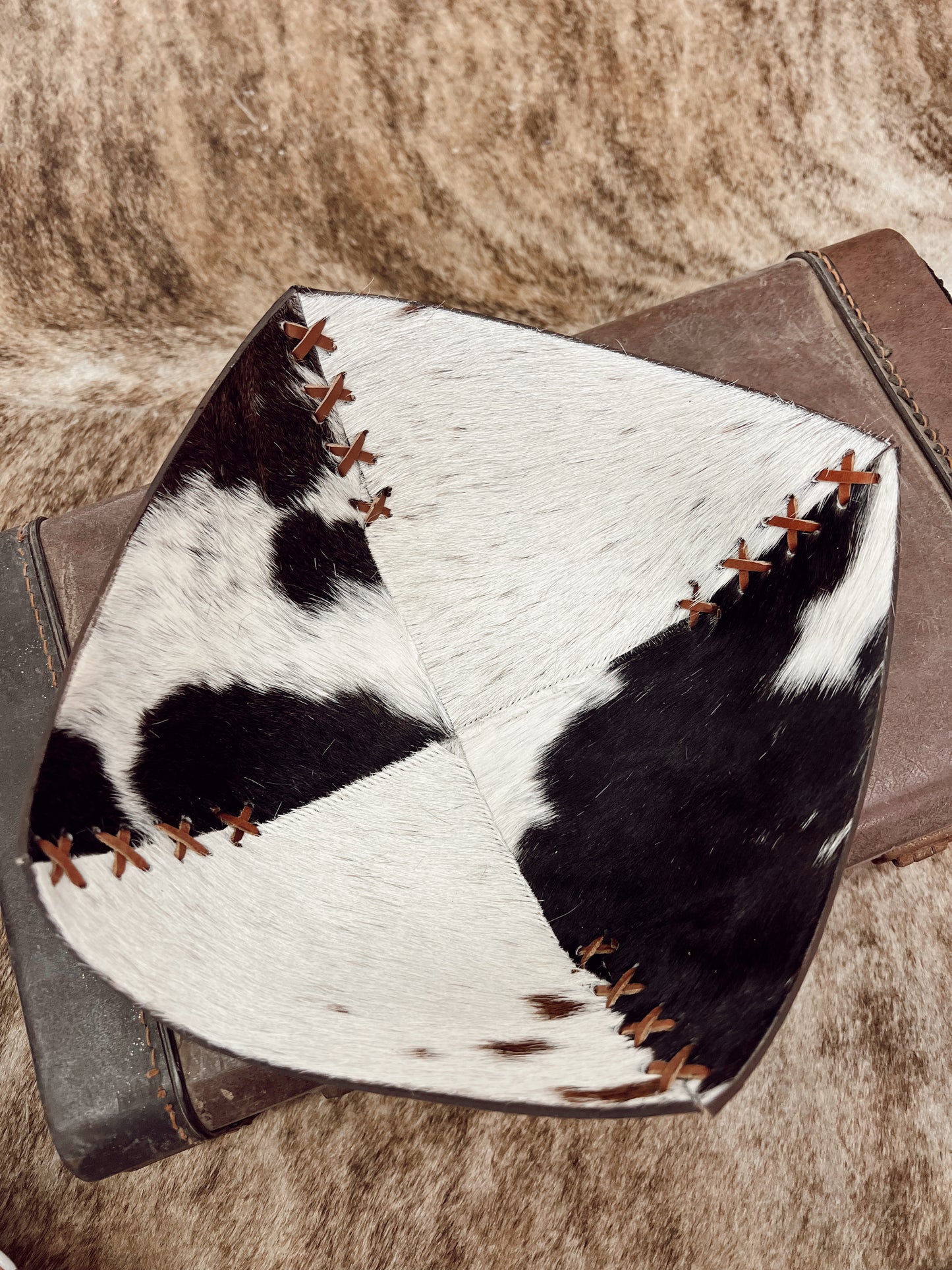 The Cowhide Table Decor