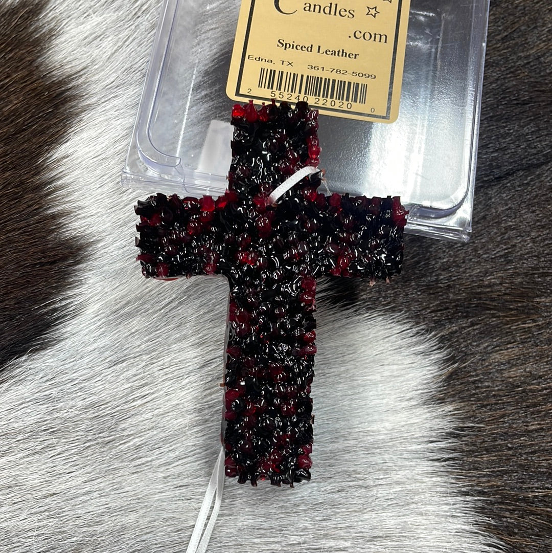 The Spiced Leather Car Freshie