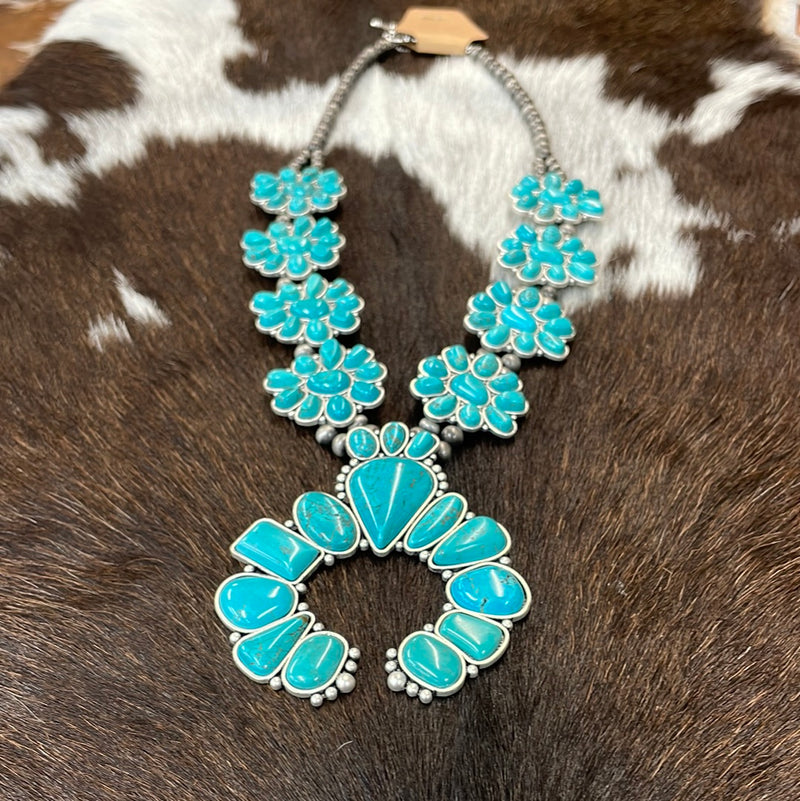 The Lexie Squash Blossom Necklace