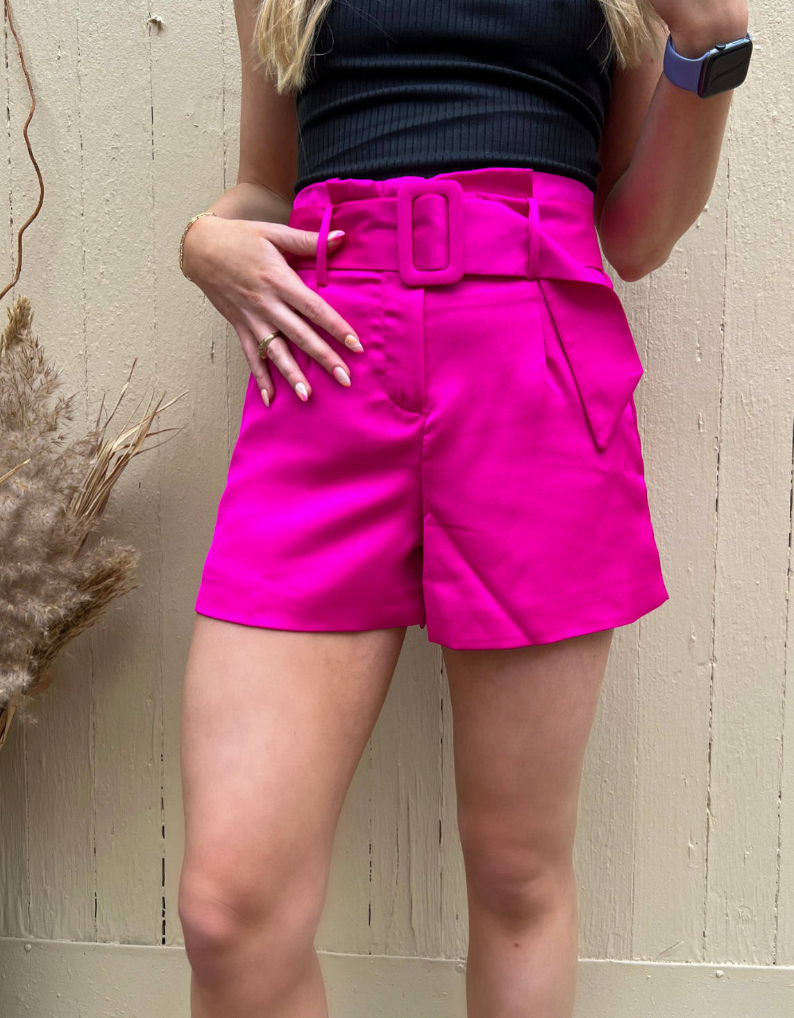 The Quinn Belted Shorts