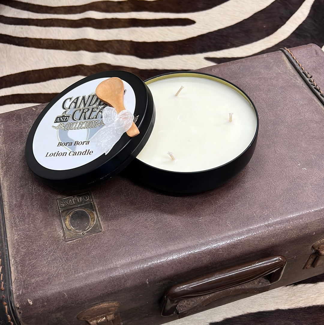 The 16oz 3 Wick Lotion Candle - Multiple Scents